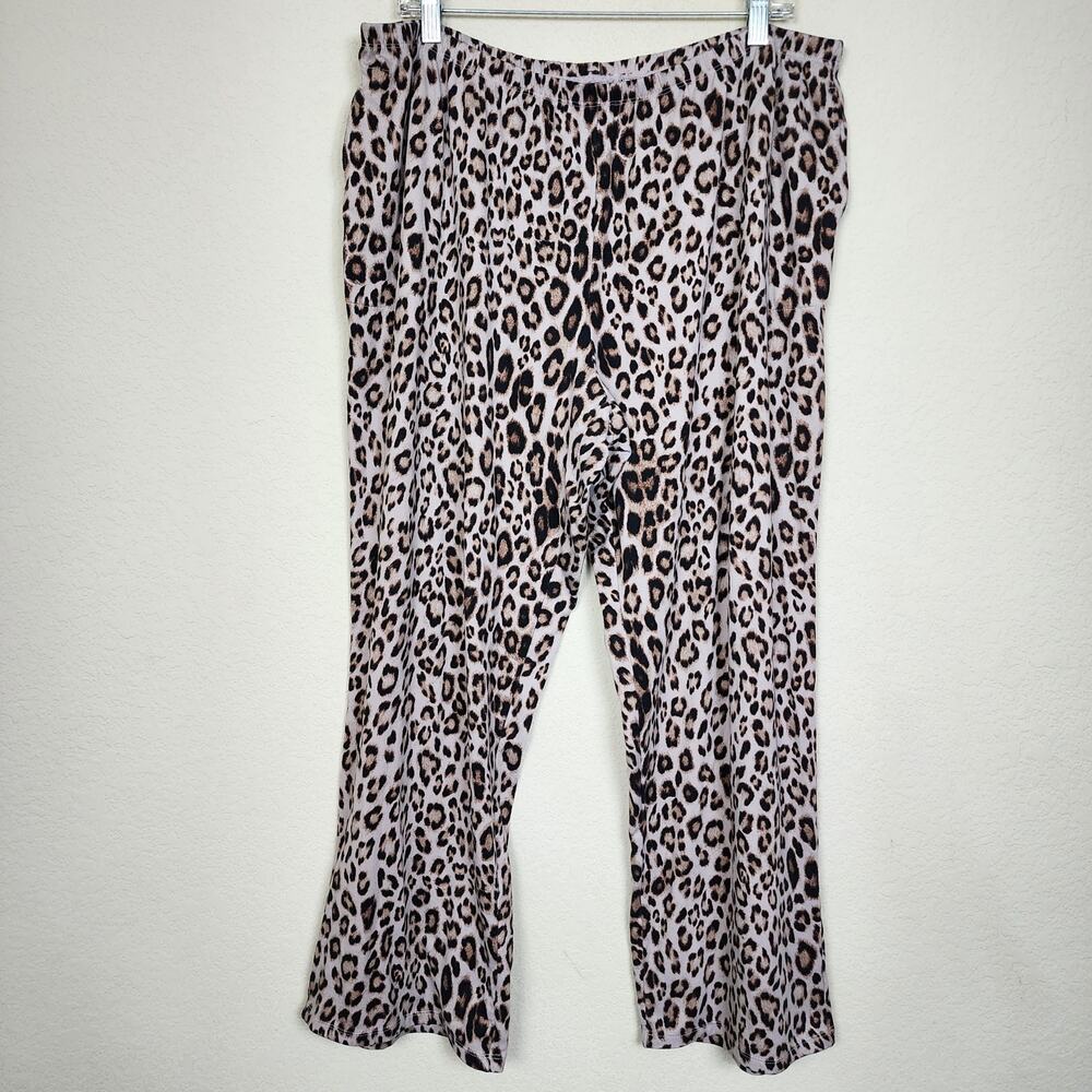 Leopard Cheetah Print Pajama Pants